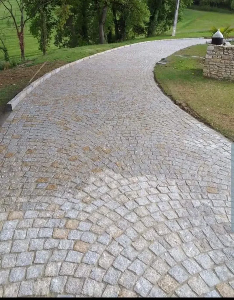 amenagement exterieur paves granit