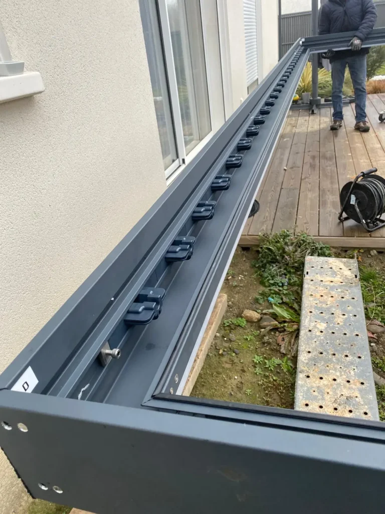 pergola lames orientables motorisees