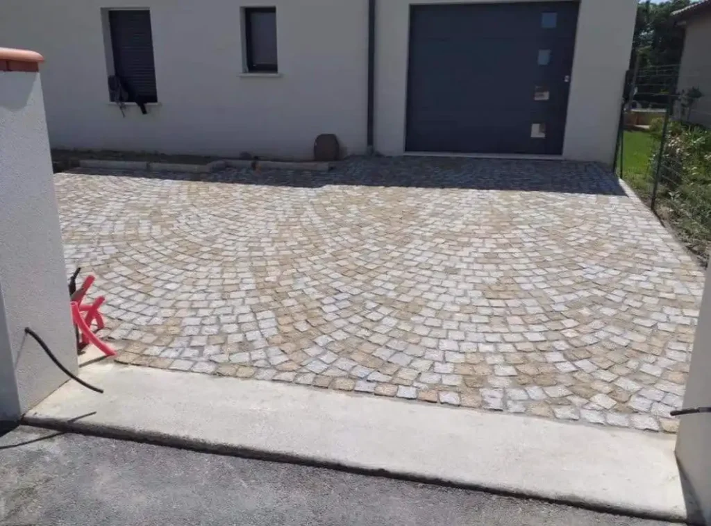 amenagement exterieur paves granit