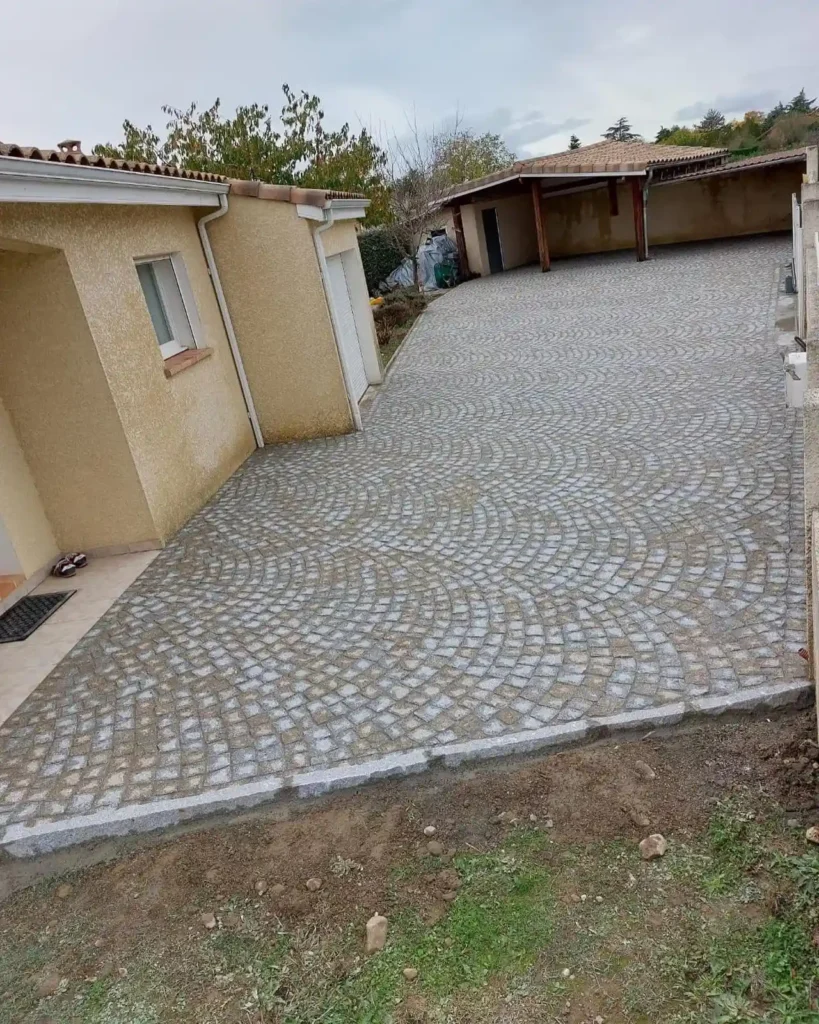 paves granit carrossable