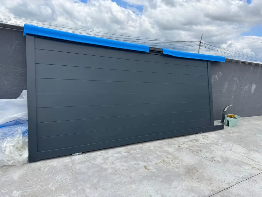 reception portail aluminium